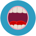 Mouth and teeth icon