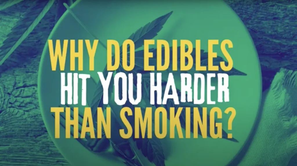 Why do edibles hit you harder than smoking video still