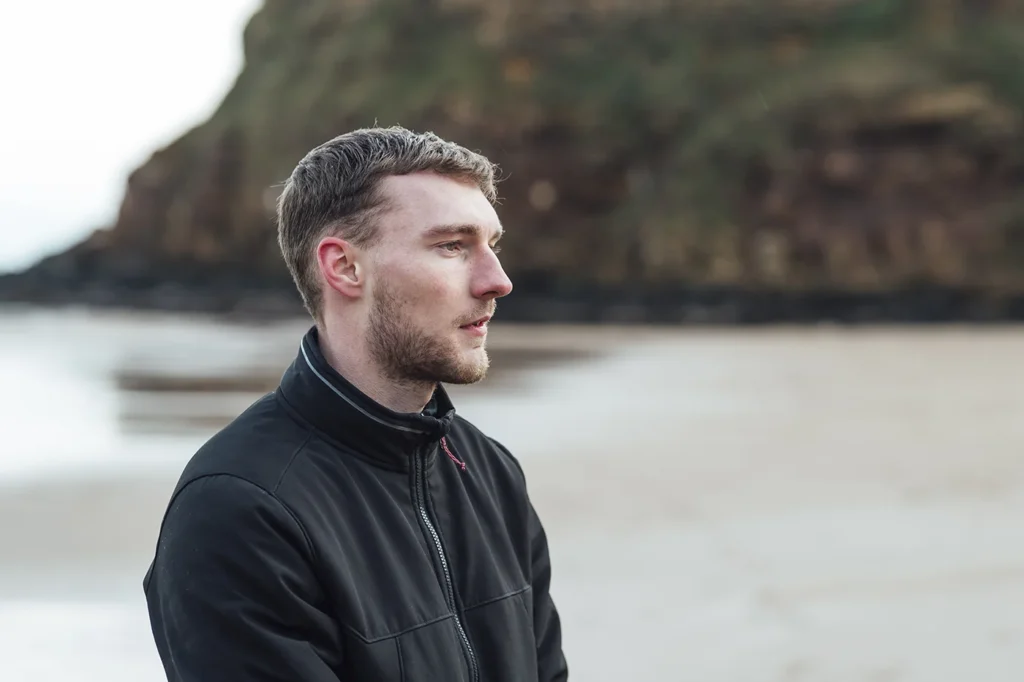 Thoughtful-looking man