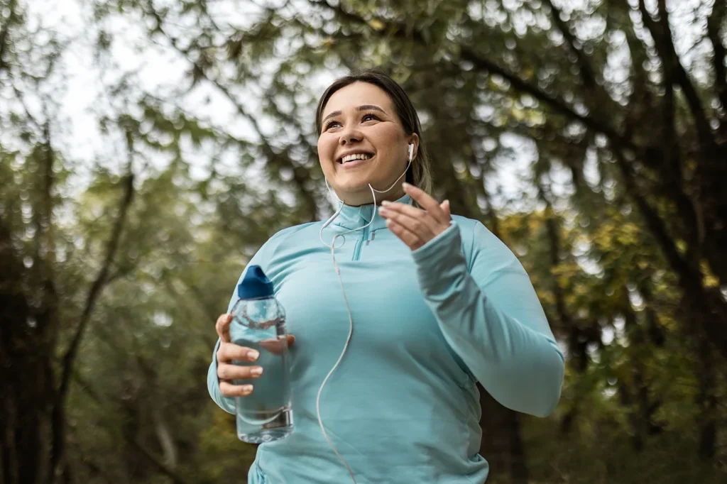 Woman running